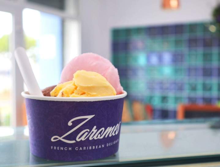 Vente crème glacée Martinique