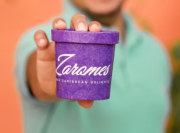 Glace en petit pot Martinique